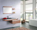 Mobile Bagno Sospeso 100 cm Ebano Carnelli Marrono Chiaro-1