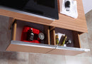 Mobile Bagno Sospeso 100 cm Ebano Carnelli Marrono Chiaro-4