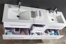 Mobile Bagno Sospeso 150 cm White Rome Carnelli Bianco-3