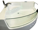 Vasca da Bagno Idromassaggio Angolare 140X140 cm Carnelli White Shark-4