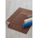 Tappeto Bagno 50x70 cm con Antiscivolo Ecru Feridras Piuma-3