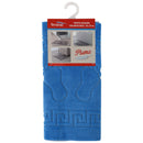 Tappeto Bagno 50x70 cm con Antiscivolo Blu Feridras Piuma-1