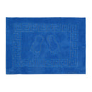 Tappeto Bagno 50x70 cm con Antiscivolo Blu Feridras Piuma-2