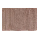 Tappeto Bagno in Cotone con Antiscivolo Tortora Feridras Line-2