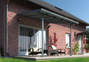 Pergola da Giardino in Alluminio 3x3,05m Onduline Emilia Grigio/Crystal-2