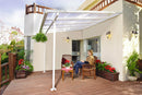 Pergola da Giardino in Alluminio 3x3,05m Onduline Emilia Bianco/Crystal-3