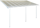 Pergola da Giardino in Alluminio 3x5,46m Onduline Emilia Bianco/Crystal-1