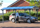 Box Auto da Esterno in Alluminio 362x502cm H242cm Onduline Carport Siena-2
