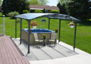Box Auto da Esterno in Alluminio 362x502cm H242cm Onduline Carport Siena-7