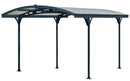 Box Auto da Esterno in Alluminio 287x495cm H239cm Onduline Carport Lucca-1