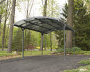 Box Auto da Esterno in Alluminio 287x495cm H239cm Onduline Carport Lucca-3