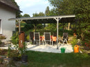 Box Auto da Esterno in Alluminio 287x495cm H239cm Onduline Carport Lucca-4