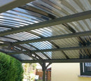 Box Auto da Esterno in Alluminio 287x495cm H239cm Onduline Carport Lucca-7