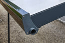 Pergola da Giardino 4,06x4,26m in Alluminio e Policarbonato Emilia-N21 Opalino Bianco-6