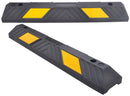 Set 2 Fermaruota Auto in Gomma Vulcanizzata 90x15x10 cm Arc Rubber ARC 9000 Kit-1
