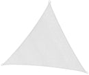 Tenda Vela Ombreggiante Triangolare 5x5m in Poliestere Bianca-1