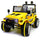 Auto Macchina Elettrica Fuoristrada 12 V 2 Posti per Bambini Gialla
