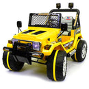Auto Macchina Elettrica Fuoristrada 12 V 2 Posti per Bambini Gialla-1