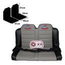 Auto Macchina Elettrica Fuoristrada 12 V 2 Posti per Bambini Gialla-6