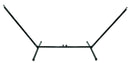 Supporto Struttura Portante per Amaca 380x108x120 cm in Acciaio Max 150Kg Ibisco Nera-1