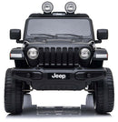 Macchina Elettrica per Bambini 12V 2 Posti Jeep Wrangler Rubicon Nera-3