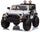 Macchina Elettrica per Bambini 2 Posti Maxi Fuoristrada 12V Happy Kids Bianca