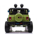 Macchina Elettrica per Bambini 2 Posti Ruote EVA Maxi Fuoristrada 12V Verde-2