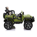 Macchina Elettrica per Bambini 2 Posti Ruote EVA Maxi Fuoristrada 12V Verde-4