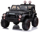 Macchina Elettrica per Bambini 2 Posti Maxi Fuoristrada 12V Happy Kids Nera-1