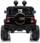 Macchina Elettrica per Bambini 2 Posti Maxi Fuoristrada 12V Happy Kids Nera-6