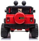 Macchina Elettrica per Bambini 2 Posti Maxi Fuoristrada 12V Happy Kids Rossa-4