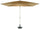 Ombrellone da Giardino 3x2 m Palo Ø38 mm in Alluminio e Poliestere Taupe