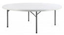 Tavolo Catering Rotondo Pieghevole Ø150x74 cm Bianco-1