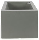 Vaso 49x49x48cm in Polietilene Vanossi Atlantis Pietra Serena-1