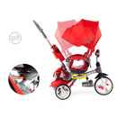Triciclo Passeggino Seggiolino Reversibile 6in1 Happy Kids Avorio-8