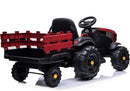 Trattore Elettrico per Bambini 12V con Rimorchio Happy Kids Rosso-7