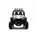 Macchina Elettrica per Bambini 24V 2 Posti Maxi Buggy Bianca-3
