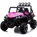 Macchina Elettrica per Bambini 24V 2 Posti Maxi Buggy Rosa-1