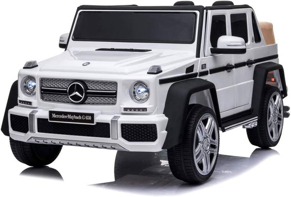 Macchina Elettrica per Bambini 12V con Licenza Mercedes Maybach G650 Landaulet Bianca online