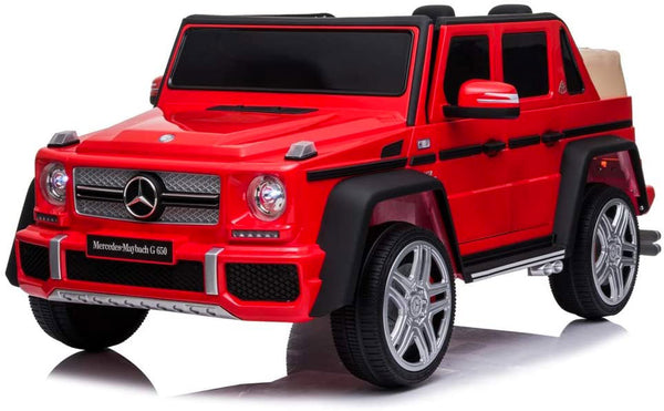 acquista Macchina Elettrica per Bambini 12V con Licenza Mercedes Maybach G650 Landaulet Rossa