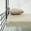 Dondolo Letto 3 Posti con Copertura a Gazebo Beige-5