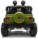 Macchina Elettrica per Bambini 2 Posti Maxi Fuoristrada 12V Happy Kids Verde-7