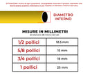 Tubo da Giardino per Irrigazione 3 Strati in PVC Retinato Play Giallo Varie Misure-3
